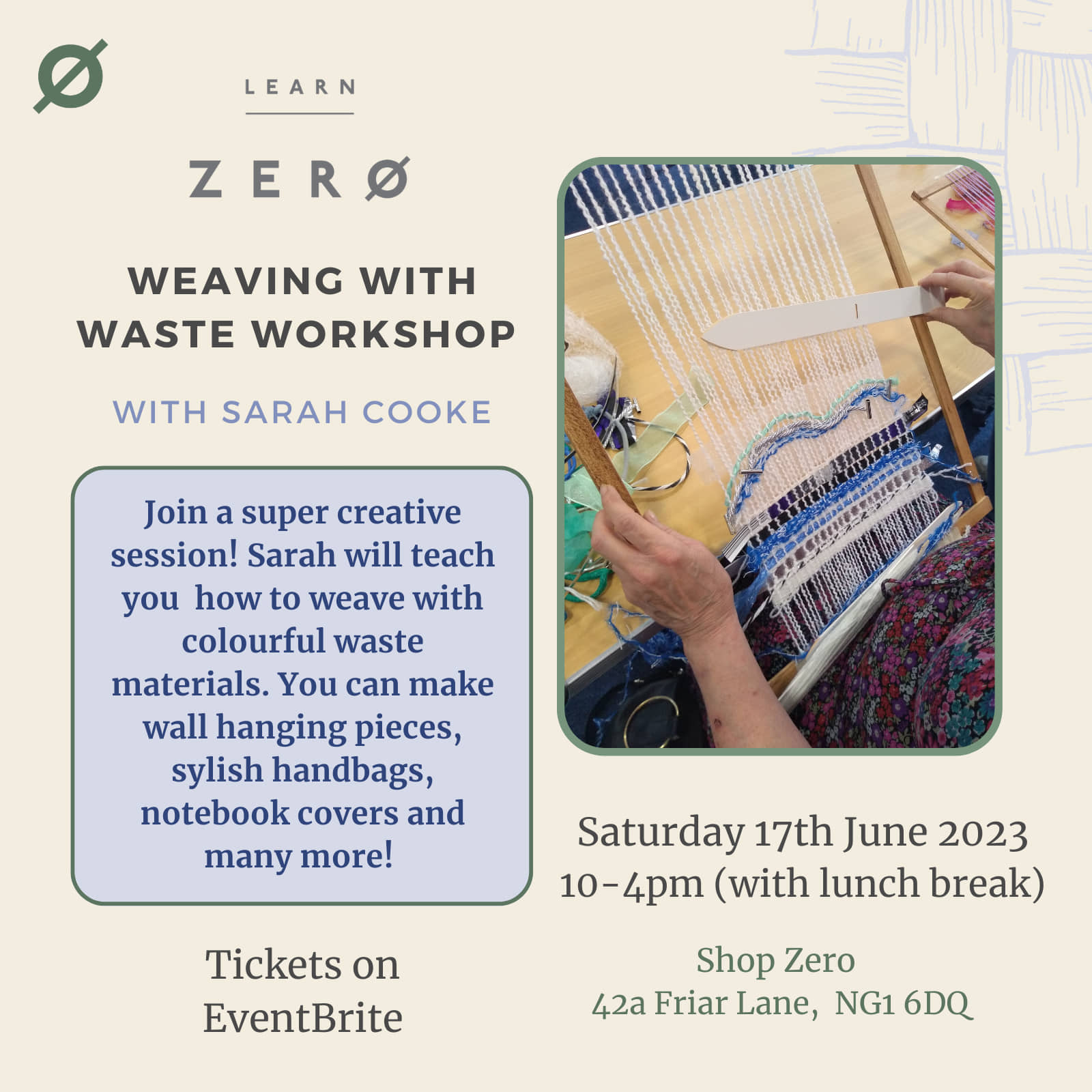 Weaving With Waste Workshop – 17th of June 2023